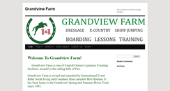 Desktop Screenshot of grandviewfarm.com