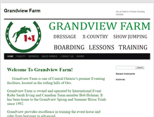 Tablet Screenshot of grandviewfarm.com